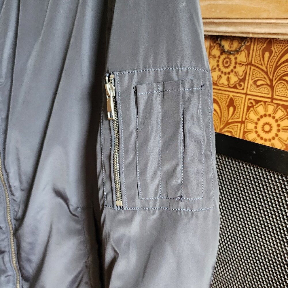 Zara Man Padded Bomber Jacket View 4